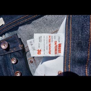 New Unbranded brand selvage 14.5oz denim jeans